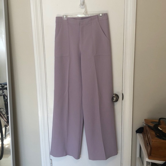 Lucy Paris Lavender Wide Leg Pants - Picture 1 of 5